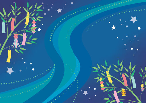 七夕のイラスト・無料イラスト フリー素材