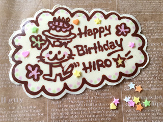 メッセージチョコプレート 白十字