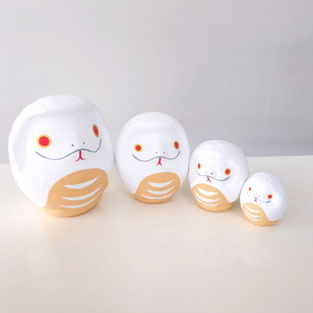 干支だるま「ヘビ」 S白河だるま総本舗