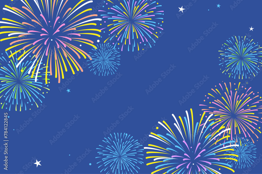 フリー写真花火と観客たちのシルエットパブリックドメインQ：著作権フリー画像素材集