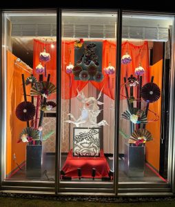 売り上げアップのお手伝い・コトＰＯＰ＆装花ディスプレイ ＭＦＰ工房:お正月ディスプレイ&絵馬ーかつ銀富士青島店