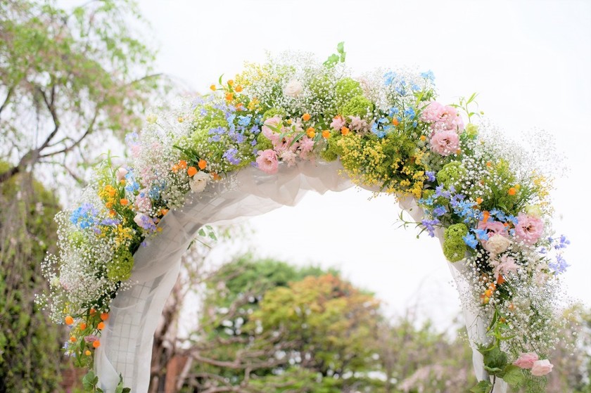 ウェディングアーチ」の結婚式アイデアmarry マリー