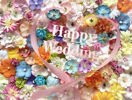 ガーランド 結婚式 飾り付け ウェディング フォトプロップス 装飾 ハッピーウェディング 飾り 写真 撮影 : kakabit - 通販 -Yahoo!ショッピング