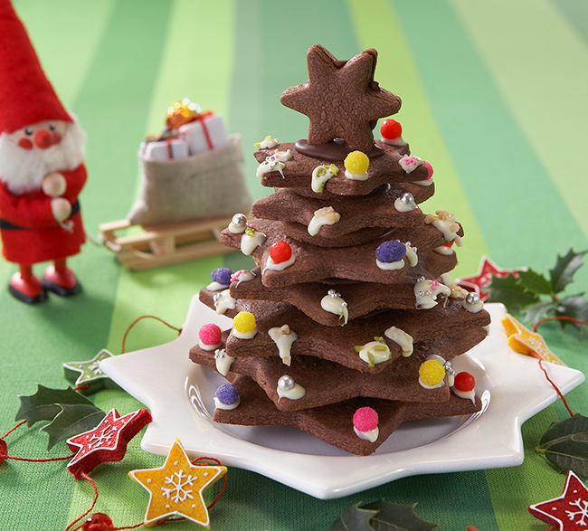 ベルギーチョコレートケーキのクリスマスツリーのレシピママパンWEB本店 小麦粉と優れた食材をそろえるお店