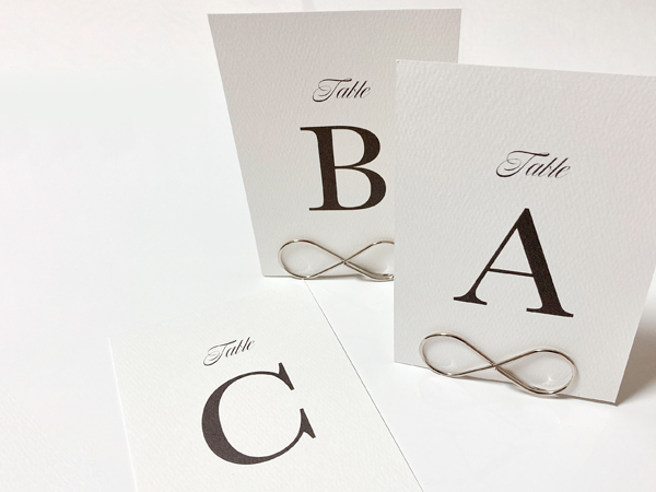 結婚式 テーブルナンバー 5枚 ゲストテーブル アルファベット その他ペーパーアイテム ナユタノモリ 通販 14227380Creema クリーマ