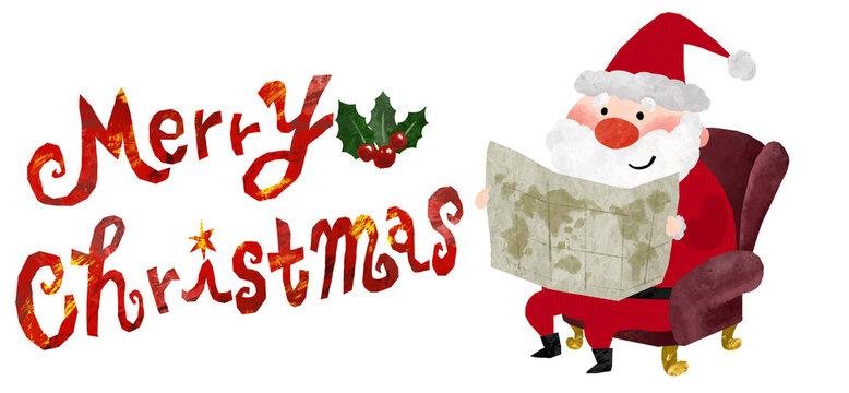 メリークリスマスの手書きロゴ カラーのイラスト素材96544943- PIXTA