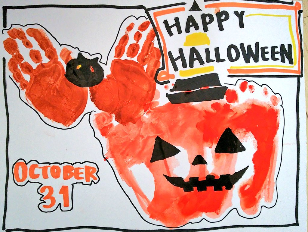 オススメの100均ハロウィンシールをつかった素敵なパーティーの招待状Thankyou Works Blog