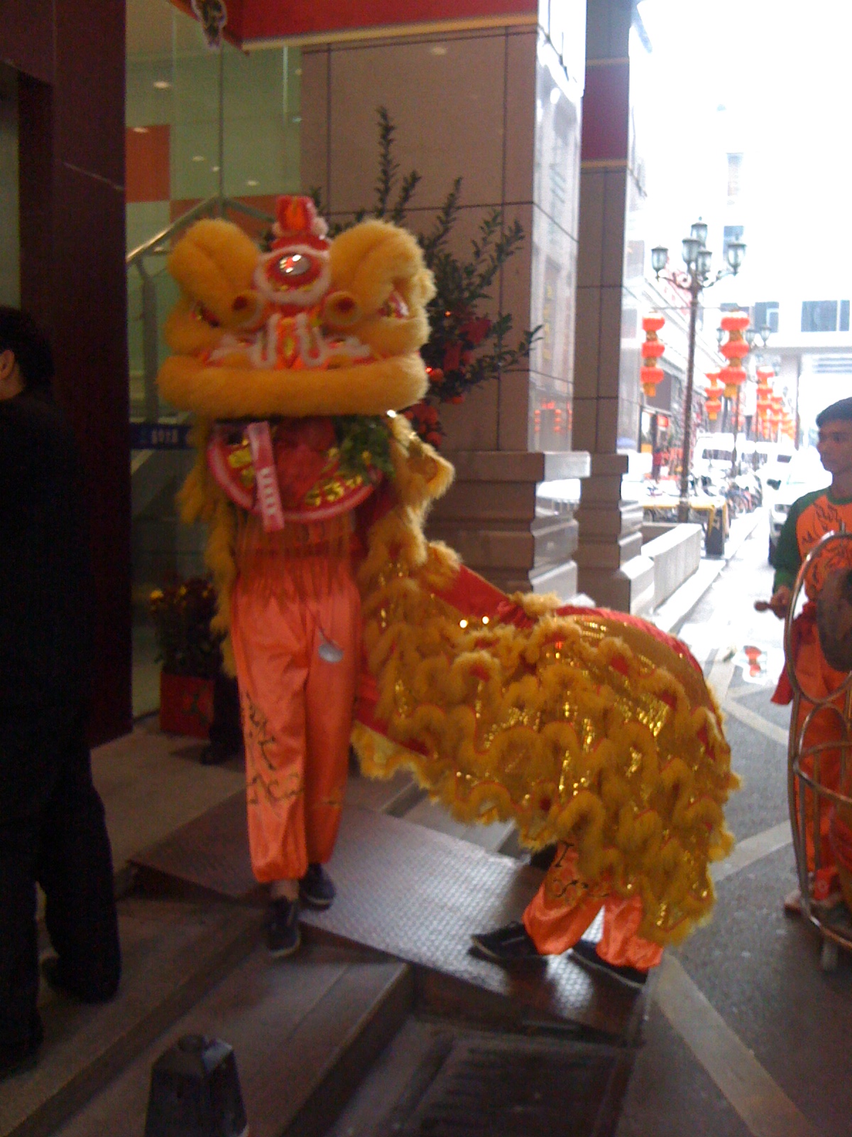 ゆんフリー写真素材集 : No. 5879 獅子舞日本東京