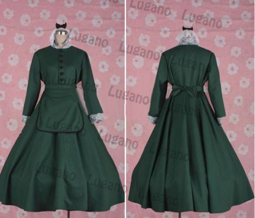 メイド コスプレ 中世 ミニスカート ホーンテッドマンション コスチューム ハロウィン 女性 衣装 仮装洋館メイド ミニ880370