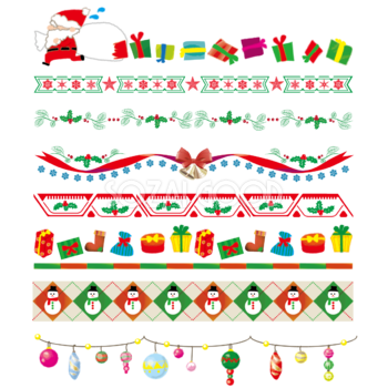 クリスマス素材集３：イラスト無料
