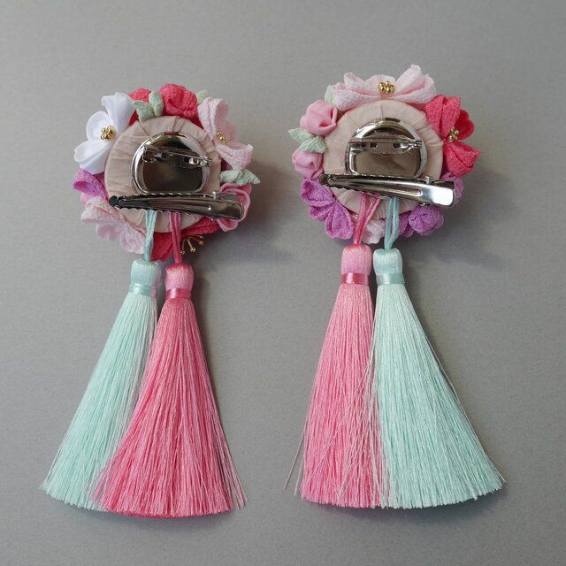 七五三・成人式に つまみ細工で手作りの髪飾りの作り方帯の仕立て屋 ㈱みつやま