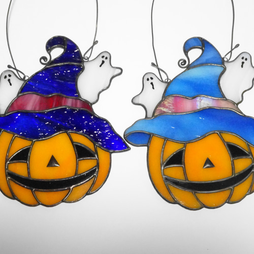 ステンドグラス ハロウィン ステンドグラス風☆ハロウィン
