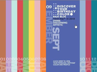 みんなの誕生日で調べよう☆「幸せを呼ぶバースデーカラー366色」でわかる”私の性格”が当たると話題に♬ - Up to you