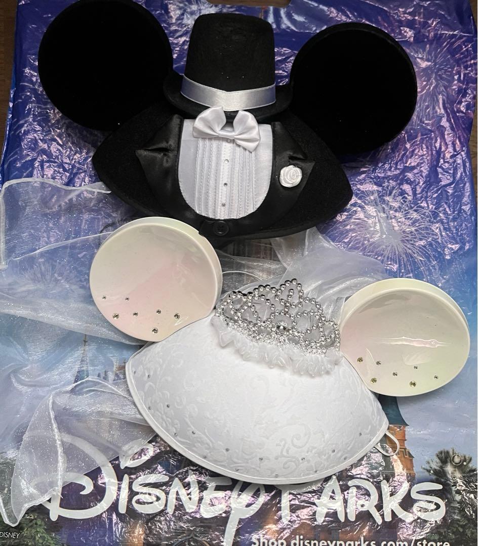 ディズニーウェディングイヤーハット