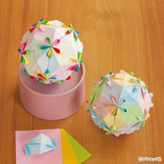 Como Fazer Kusudama de Papel