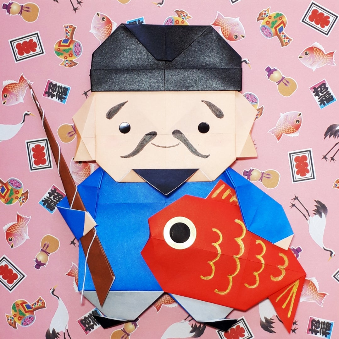 七福神 折り紙 かわいい縁起物！おすわり弁財天 弁天さま の折り方 - YouTube