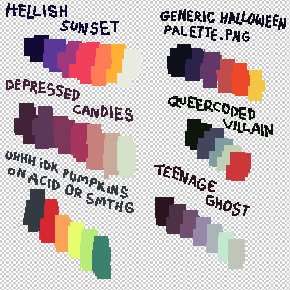 ハロウィンをイメージさせる配色カラーコードヒビラボ