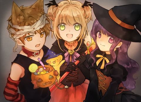 1 画像生成AIで作成したハロウィンコスチュームの女の子イラストとプロンプトをご紹介reopin