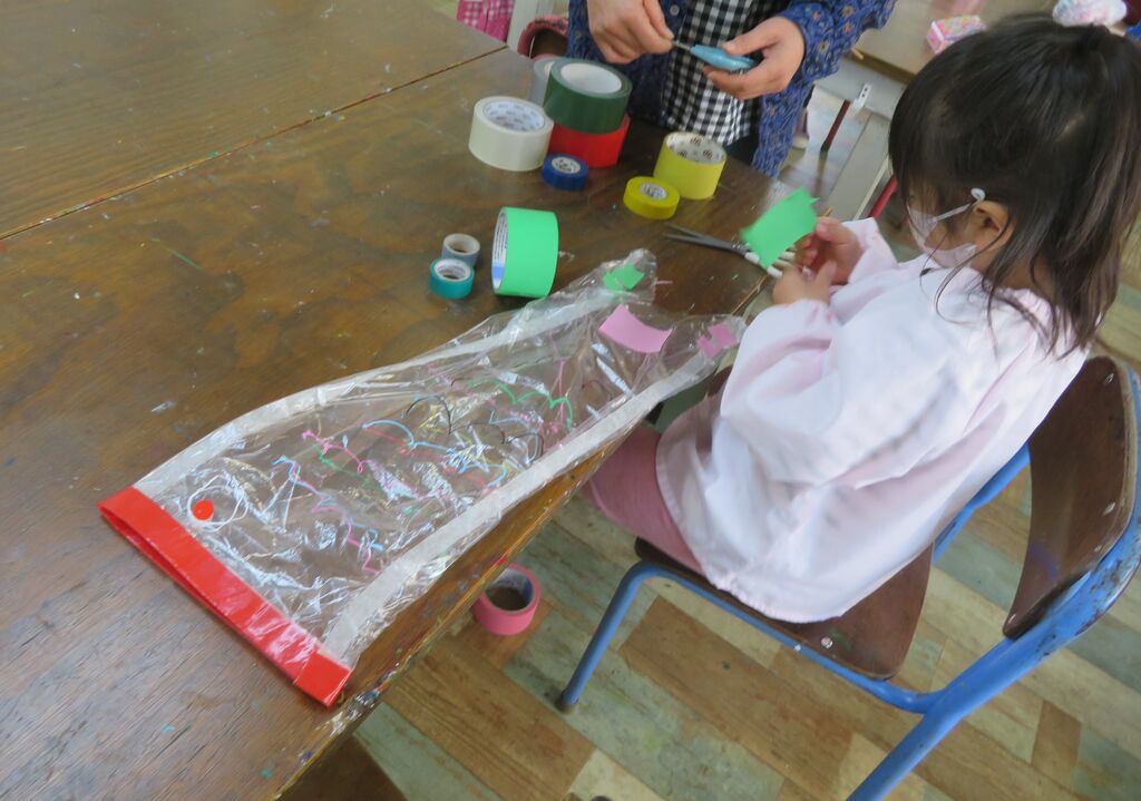 こいのぼりを作りました日暮里幼稚園