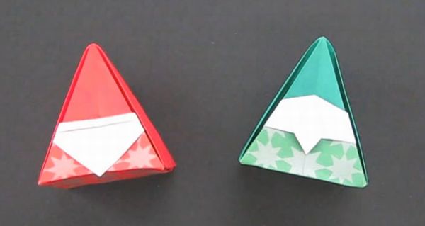 そりの折り紙 立体的で簡単な折り方作り方☆クリスマス飾りにもピッタリ│子供と楽しむ折り紙・工作