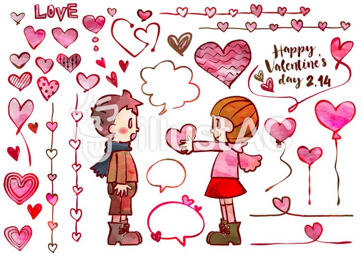 バレンタインイラスト35選