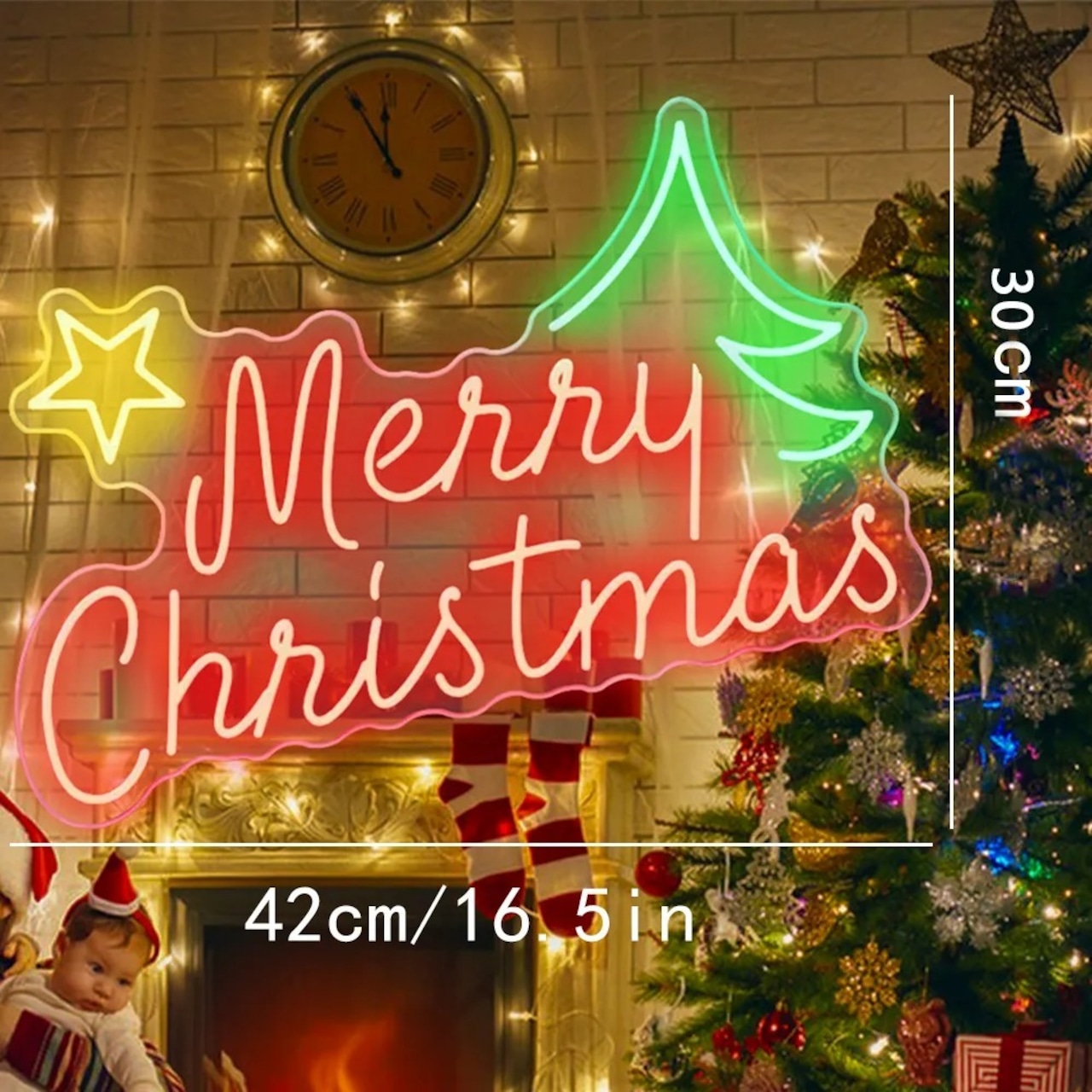 ポップでカラフルな心躍るデザイン＞アメリカ・ニューヨークのクリスマスDIGISPOT デジスポット