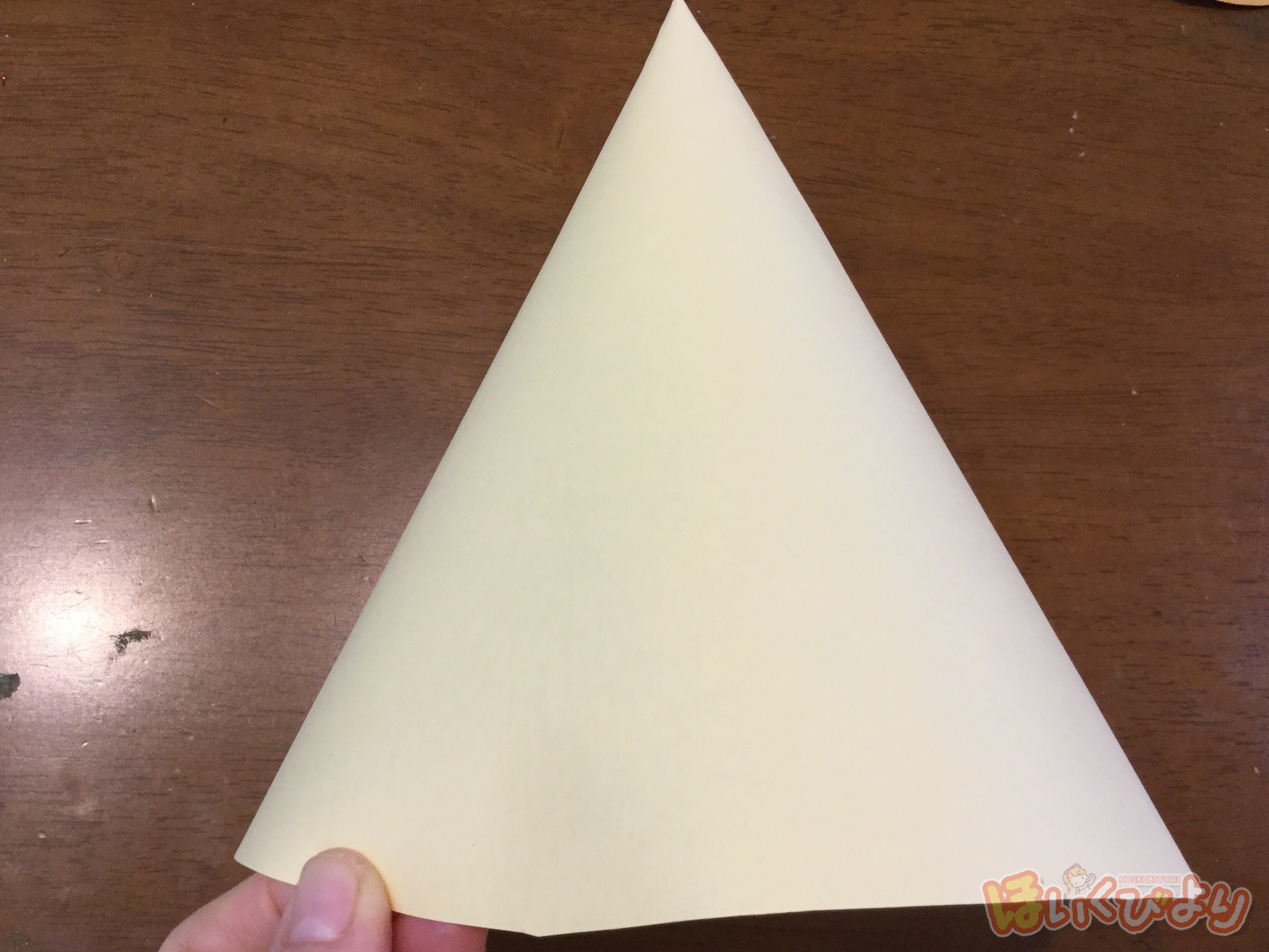 画用紙 「三角帽子 パーティ帽子 」 の作り方簡単クリスマス工作