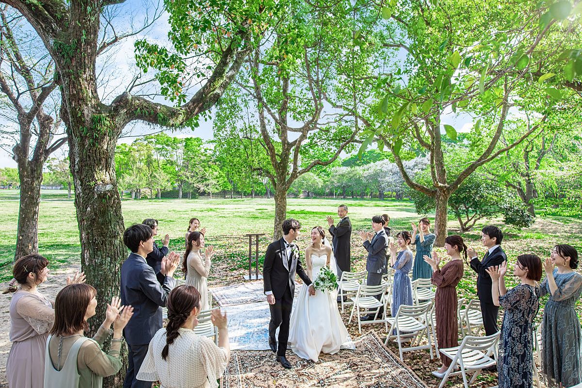 大阪城西の丸庭園 大阪迎賓館で理想の結婚式 ゼクシィ