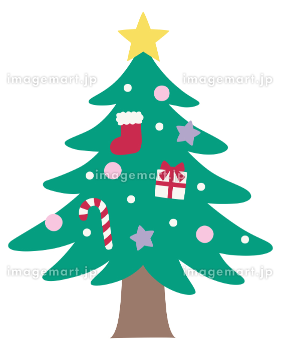ゆるいクリスマスツリーかわいいフリーアイコン・イラストの無料素材サイトフリーペンシル