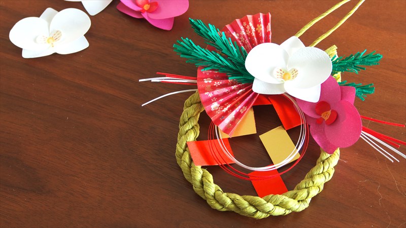 お正月のしめ縄をおしゃれに！「しめ縄リース」の作り方