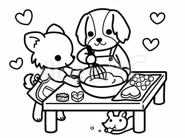 ケーキのぬりえ塗り絵無料イラスト素材素材ラボ