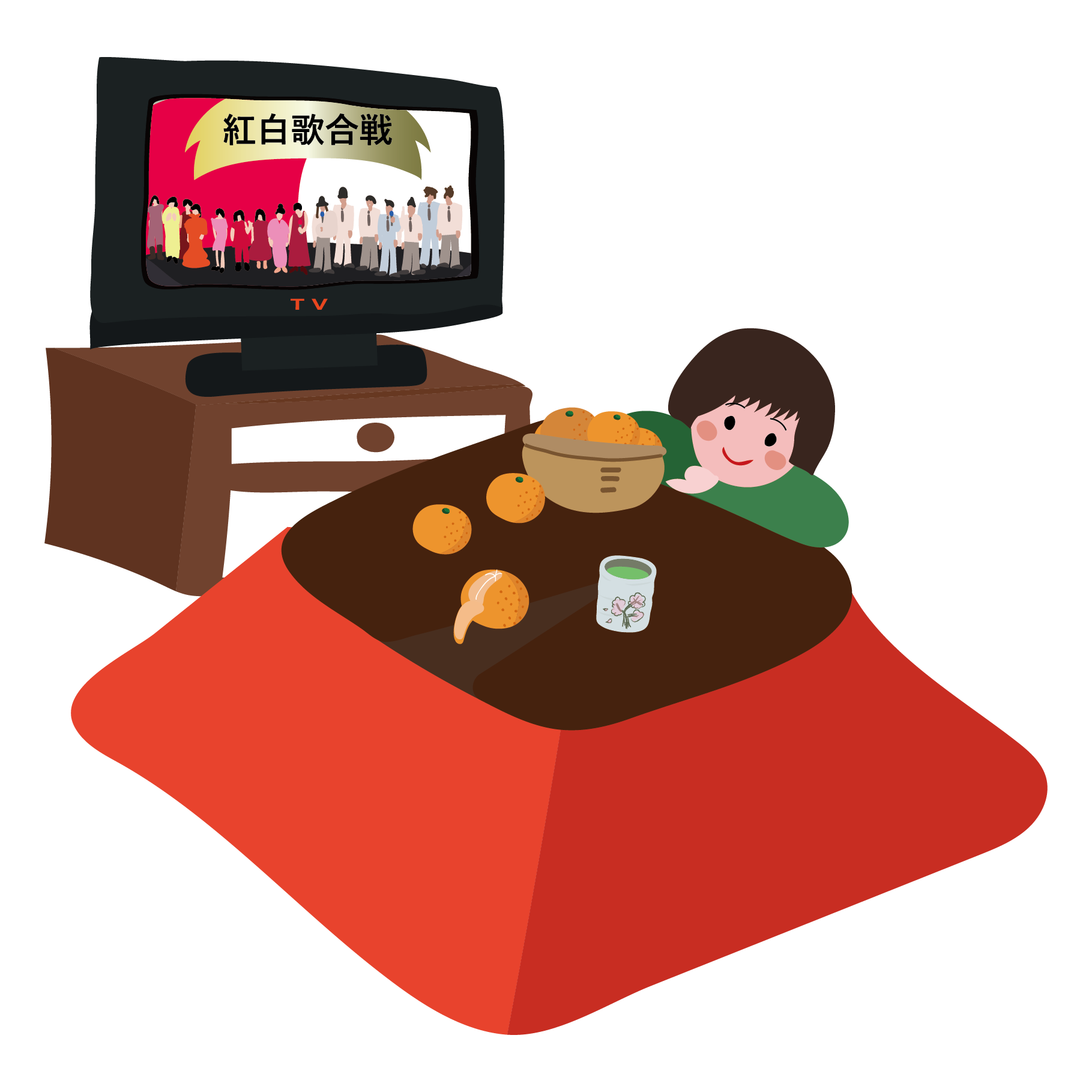 大晦日の無料イラスト