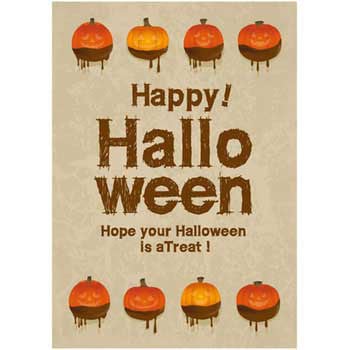 パラポスター ハロウィン 両面色替 : タイトルポップ販促物・販促通販の POP GALLERY ポップギャラリ