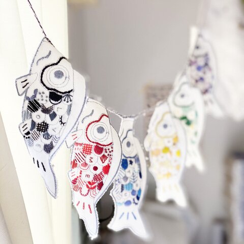 鯉のぼりガーランド☆オリジナルを手作り☆鬼滅の刃風ハンドメイドの作り方・アイデア暮らしニスタ