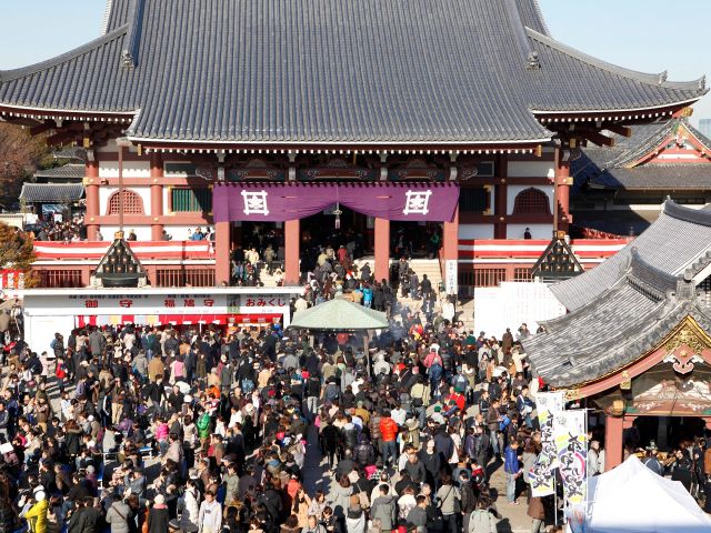 高幡不動尊の初詣2025 混雑状況や空いている時間は？屋台や駐車場も