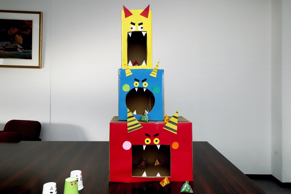 オニさんの的あてゲーム: ともぬいママさん工房