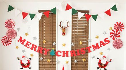 型紙を保育の便利なフリー素材 12月の壁面無料ダウンロード！wosawosa