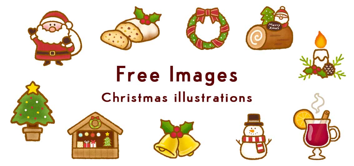 クリスマスイラストレイン🚂 - イラスト無料素材