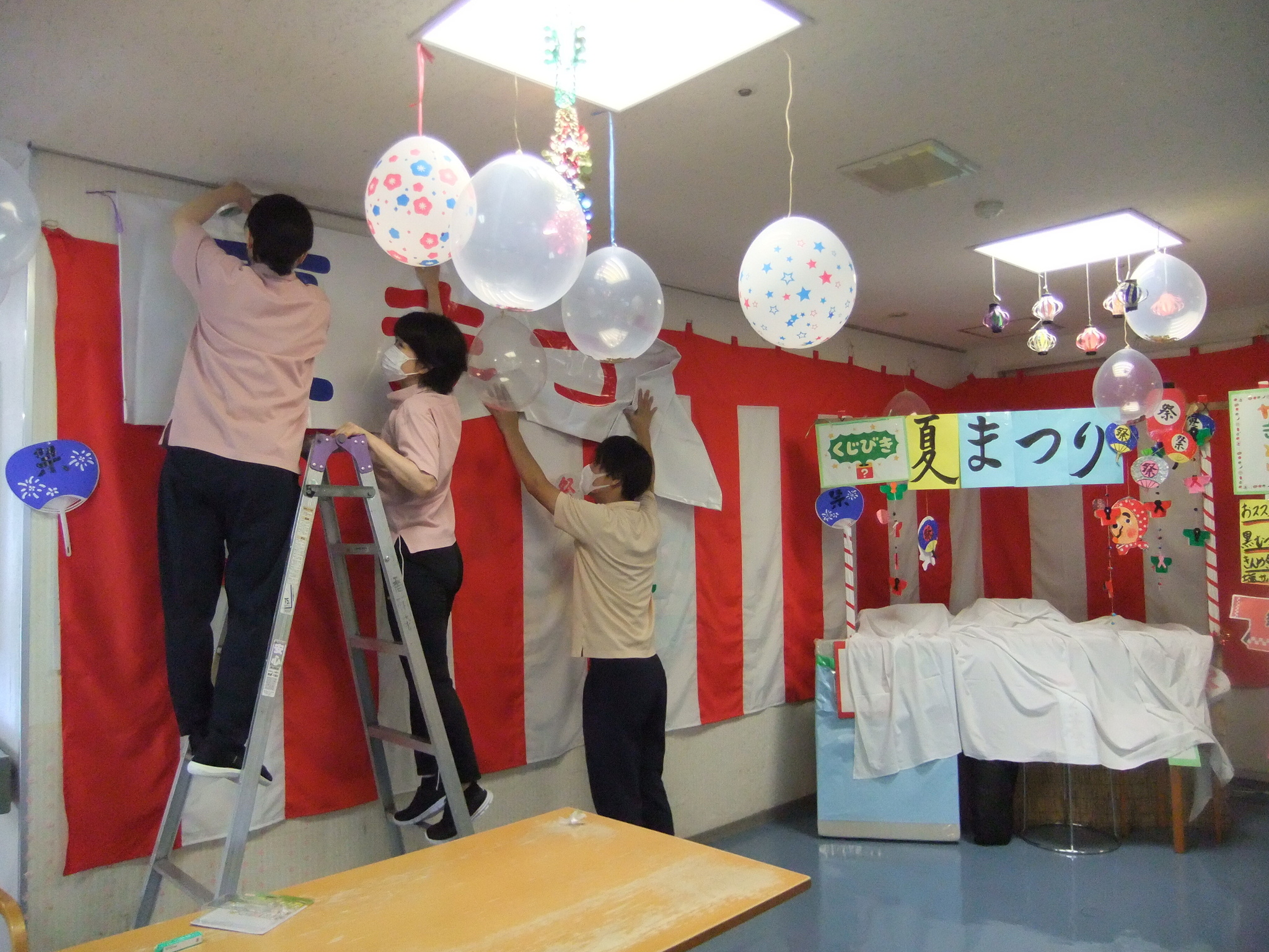 プチ夏祭り！ その② アルファリビング高松伏石サンフラワー通り スタッフブログあなぶきの介護