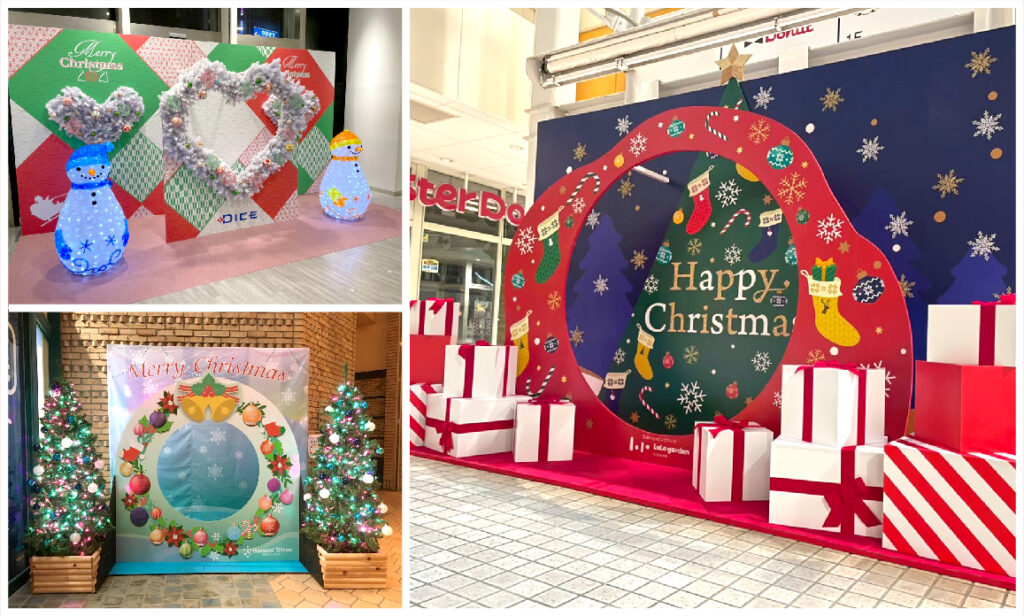 ビーチクリスマスをイメージしたフォトスポット作り。Visual Branding