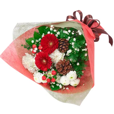 バラ50本の花束 ピンク：バイカラー 生花 フラワーギフト 送料無料 花 誕生日 記念日 お祝い クリスマス:FlowerKitchen通販JREMALLショッピングJRE POINTもおトクに貯まる・使える