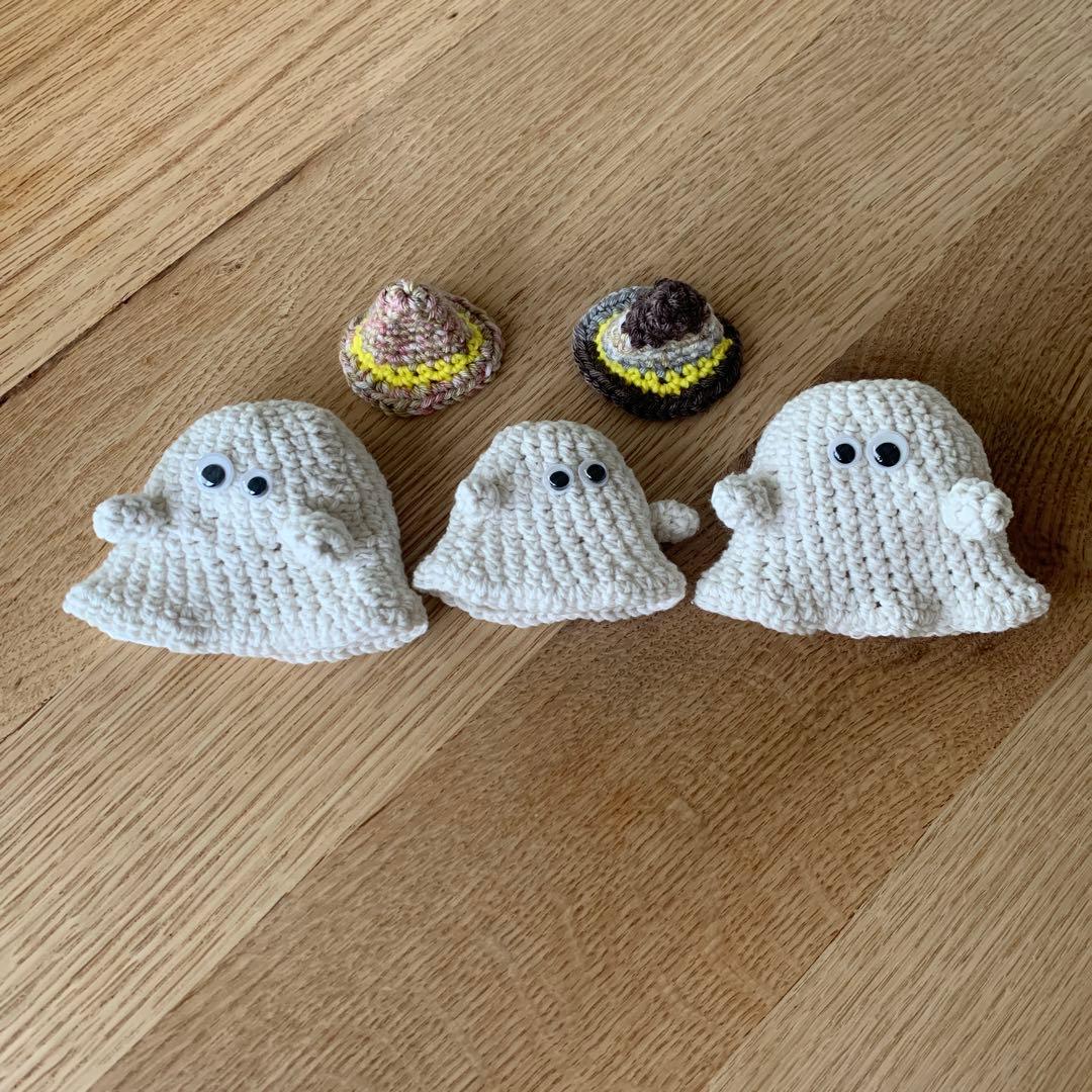 オーダーページ ハロウィンおばけとくまのあみぐるみ