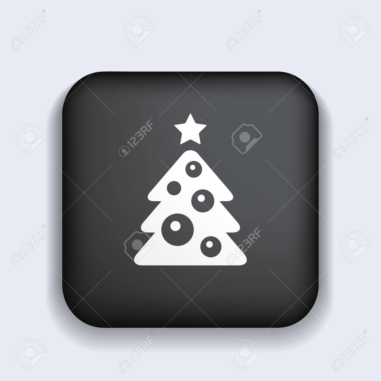 メリークリスマス！-赤いサンタの帽子と手を振る笑顔、ウィンク、驚いた絵文字 –カードまたはバナーテンプレート、赤い背景に光沢のある幸せな絵文字を持つホリデーデザインエレメント – ベクター画像デザインのイラスト素材・ベクターImage 194314177