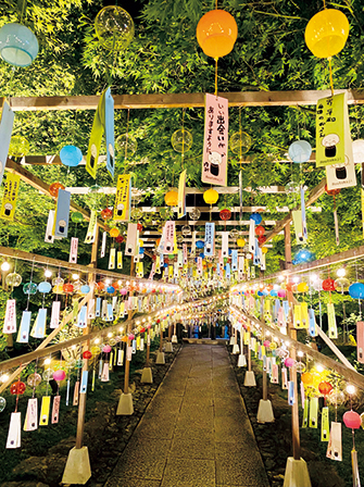 大和の夏の風物詩 風鈴まつりが開催中ですお知らせ高野山真言宗 別格本山 おふさ観音
