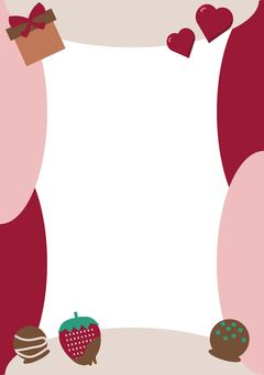 バレンタイン背景02_ミント 縦型 イラスト - No: 24699868無料イラスト・フリー素材なら「イラストAC」