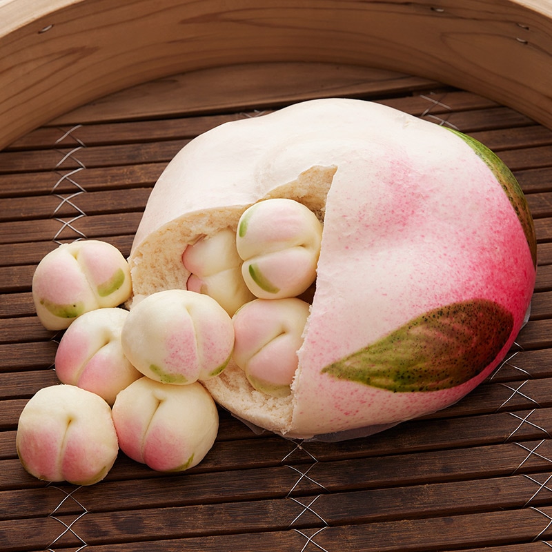 お祝いの席を盛り上げます！「百花寿桃」のご案内 : 五十番食品☆あととり娘の社長日記