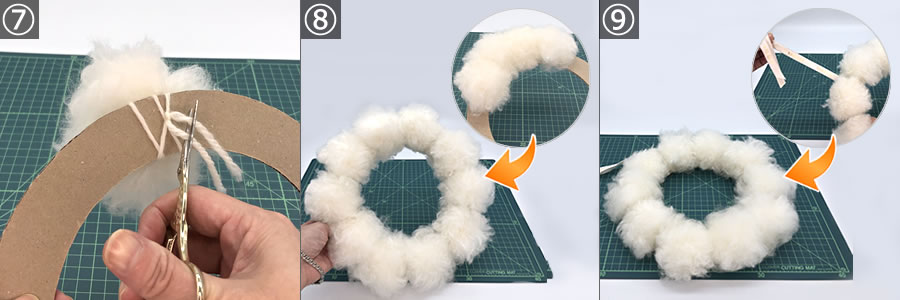 子どもと一緒に毛糸で作るふわふわ・かわいいポンポンリースUNAU MAGAZINE ウナウマガジン-理想の暮らしと住まいを探そう