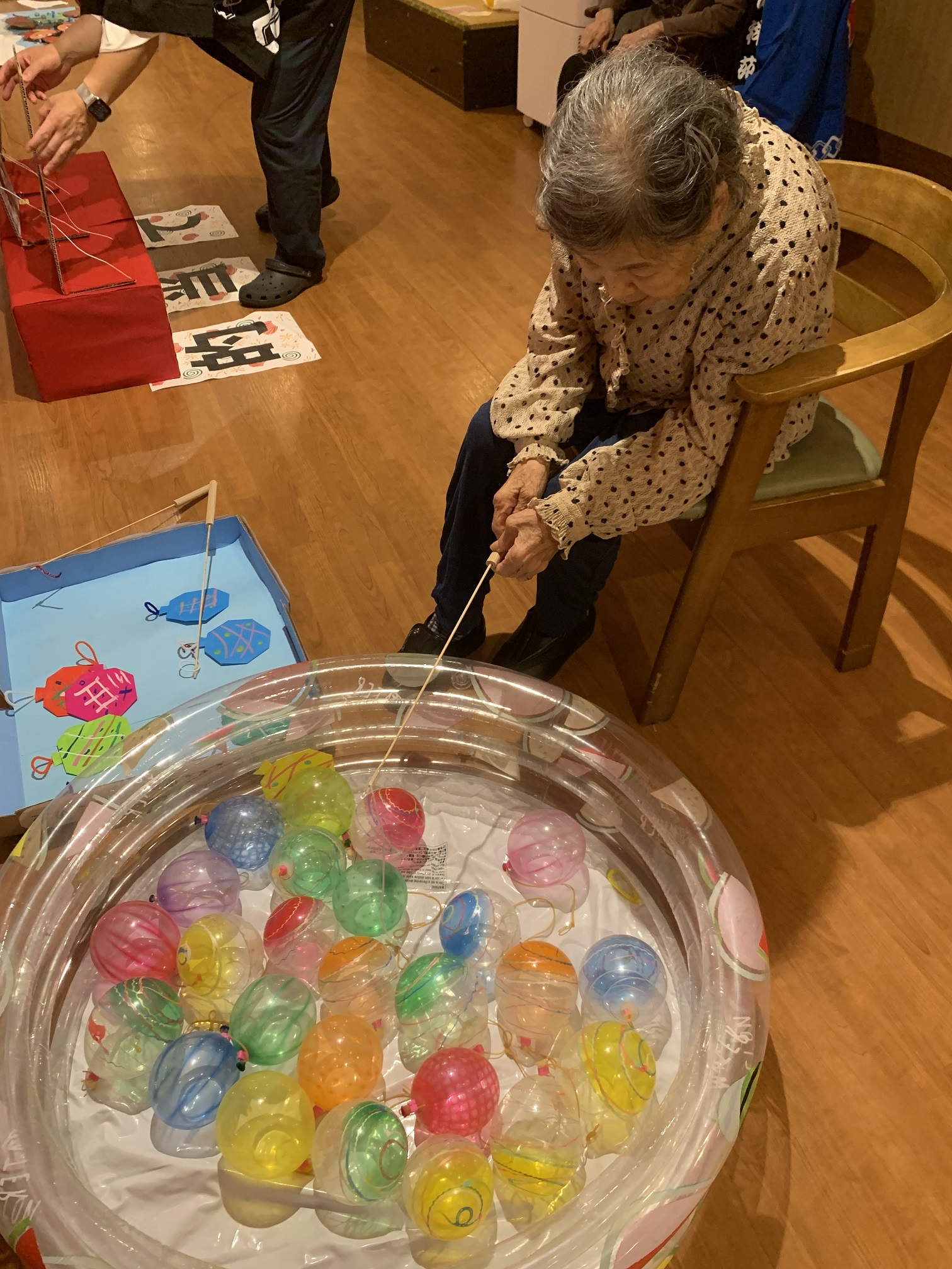 デイサービス夏祭り③ゲーム紹介 アルファリビング博多南 スタッフブログあなぶきの介護