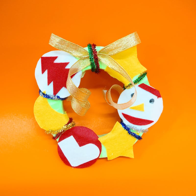 フェルトのクリスマスリース グリーンリース レッドベリーEn Gry & Sif エングライ&シフ-北欧雑貨のLiLiCoCo リリココ LiLiCoセレクトの通販サイト