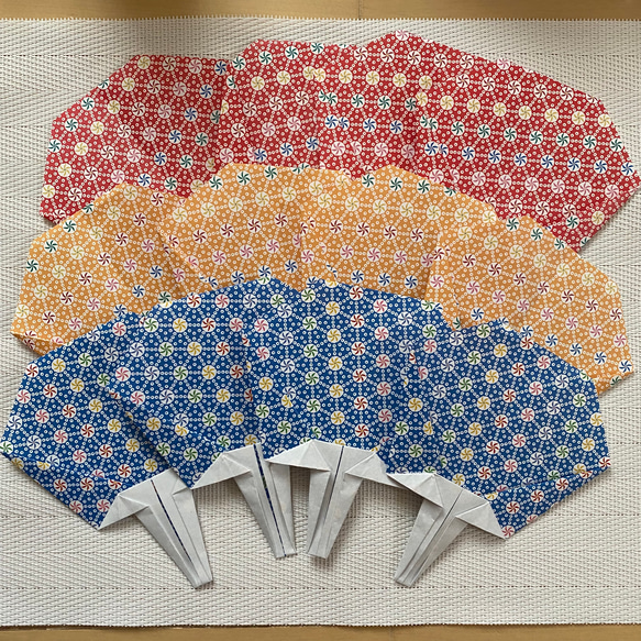 昭楠会 様│ポリうちわ 盆踊り×紺デザインレーベル